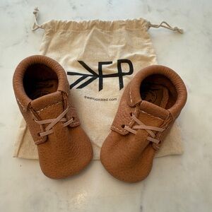 Freshly Picked Brown Kids Moccasins